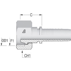 Įdėklas DN20-M36x1.5-gaz PGF2036