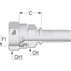 Įdėklas DN25-M33x1.5 PGK2533