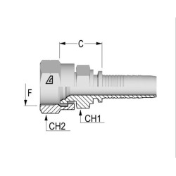 Įdėklas DN32-M36x1.5 PGK3236