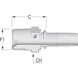 Įdėklas DN13-3/8 BSPT PNT136