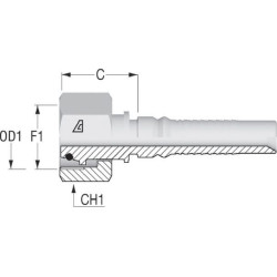 Įdėklas 4SH-DN32-38S-M52x2.0 DKOSH3252