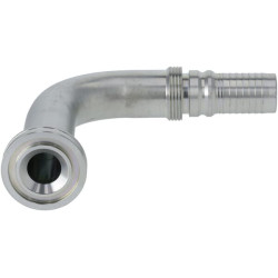 Presuojama jungtis 4SH-DN25 su flanšu ø47,6mm 90° H125 SFSH251690H125G2