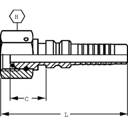 Presuojama jungtis 4SH-DN50-2" BSP DKRH5032G2