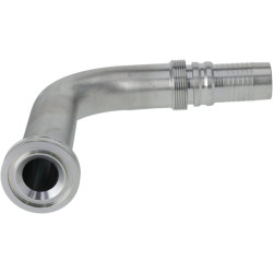 Presuojama jungtis 4SH-DN32 su flanšu ø54,0mm 90° H185 SFSH322090H185G2