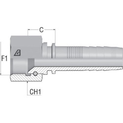 Įdėklas F NS-DN32-1.7/8"UNF DKJNS3230