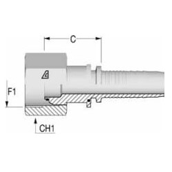 Įdėklas F NS-DN32-1.1/4" BSP DKRNS3220G2