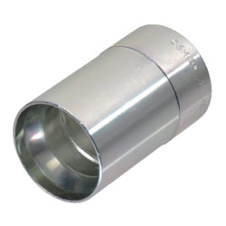 Antgalis Ø35,5x57,5 mm DN16 Plienas / cinkuotas / baltai pasyvuotas Alfagomma SFAR1516