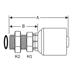 Įdėklas DN6-1/8 BSP 4G2FBSPX