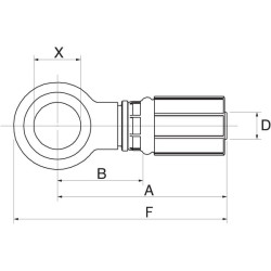 Įdėklas banžai DN10-1/2BSP 6G8BSPBJ