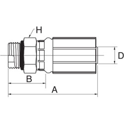 Įdėklas DN13-3/4 SAE 8G8MB
