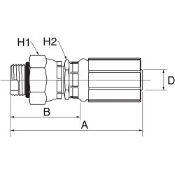 Įdėklas DN13-7/8 SAE 8G10MBX