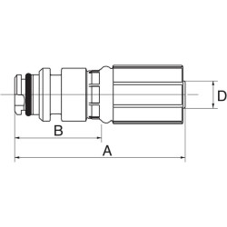 Įdėklas Press-Lok DN10-3/8 6G6PL