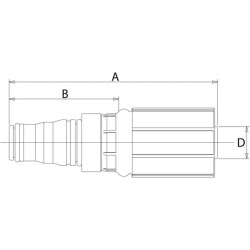 Įdėklas „Quick-Lok“ DN25 16G16MQLH