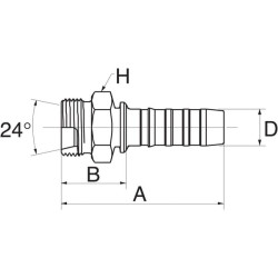 Įdėklas DN25-M42x2 16GS30MDH