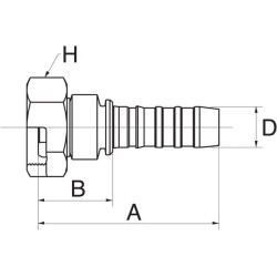 Įdėklas DN16-M30x1.5 10GS21FFGX