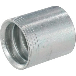 Antgalis Ø45,7x50,8 mm DN20 cinkuotas, baltai pasyvuotas, sklendės 12GS1F4