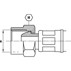 Presuojamas įdėklas 1/4" LF84