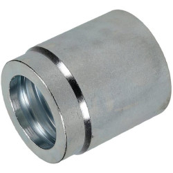 Antgalis Ø37x42mm DN20 Plienas / cinkuotas / baltai pasyvuotas TUL212