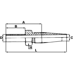 Įdėklas DN13-Ø15mm T1315