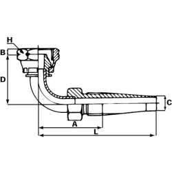Įdėklas DN10-M18x1,5-90° G101890