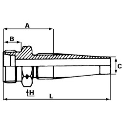 Įdėklas DN10-M18x1.5-12L R1012