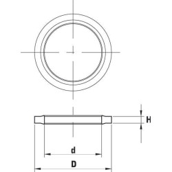 Sandarinimo žiedas SAE 3/4 OVP2308
