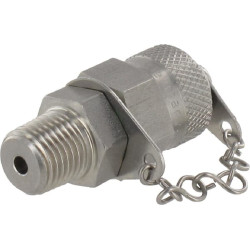 Bandymo taškas 1/4 NPT nerūdijantis plienas MEV2014NPTRVS