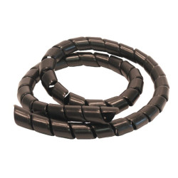 Spiralinė plastikinė juosta, juoda, 16-22, 25 m, KBV16ZP025