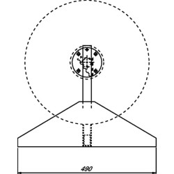 Vienos žarnos ritės laikiklis OBS201