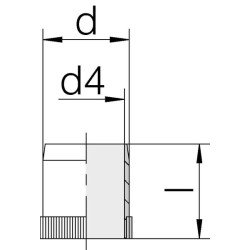 Sutvirtinimo įvorė ST Ø 18 RS18ST