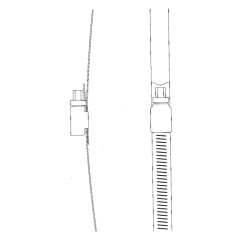 Užspaudimo juosta 170-190 mm, cilindrui 160-180 mm SGS180