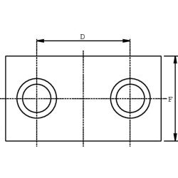 Vamzdžių spaustukas, pilnas, sunkus, 28 mm, RS228Z