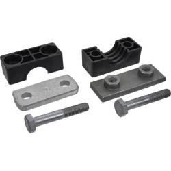 Vamzdžio spaustukas, pilnas, sunkus, C2, 28 mm, PP, RS228ZPP