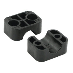 Spaustukas juodas lygus A2 17,2 mm RS9112172PAG