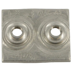 Privirinama plokštė, vienguba nerūdijančio plieno GR-1 RS9311RVS