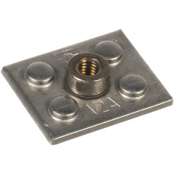 Dviguba privirinama plokštė iš nerūdijančio plieno GR-1 RS9321RVS