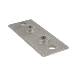 Dviejų skylių plieninė plokštė Gr.2 RS9412