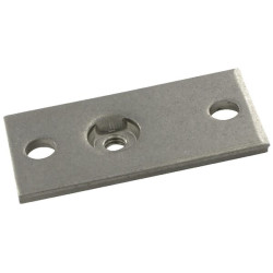 Dviejų skylių plokštė iš nerūdijančio plieno, Gr.0 RS9410RVS