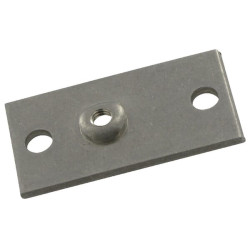 Dviejų skylių plokštė iš nerūdijančio plieno, Gr.0 RS9410RVS