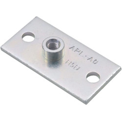 Dviejų skylių plokštė plienui Gr.0 RS9410