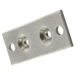 Dviejų skylių plokštė iš nerūdijančio plieno, Gr.4 RS9414RVS
