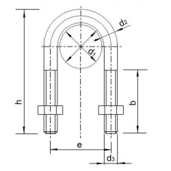 Vamzdžio laikiklis 2 1/2" RUBZ6582