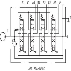 Valdymo vožtuvas SD18/4-P-4x18-AET SD184001