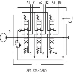 Valdymo vožtuvas SD5/3-P-3x38-AET SD53005