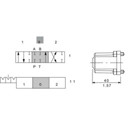 Valdymo vožtuvas SD4/1-111L-AET SD41003