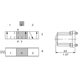 Valdymo vožtuvas SD4/1- 38L-AET SD41004