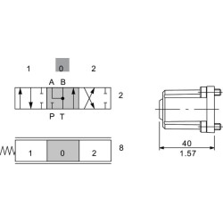 Valdymo vožtuvas SD4/1- 28L-AET SD41007