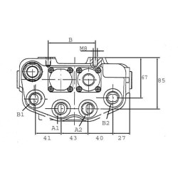 Priekinio krautuvo vožtuvas SDM102/2 513 18 SDM1022001