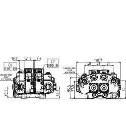 Priekinio krautuvo vožtuvas SD122/2 komplektas, sraigtas 12VDC AE SDM1222002KIT