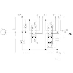 Priekinio krautuvo vožtuvas SD5/2-P-18-513-AE SC01 SD52003AEKIT